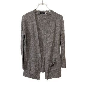 BDG Cardigan Sweater Gray White Knit Women’s size Small